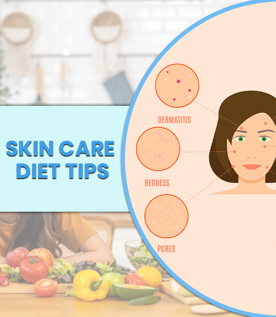 Skin Care Diet Tips vector