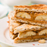 Banana And Peanut Butter Sandwich
