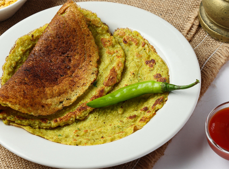GREEN MOONG DAL DOSA 1 GREEN MOONG DAL